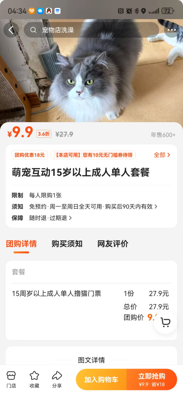 配资网 青岛一男子救助流浪猫开9.9元撸猫馆，最多时近百人光顾，当事人：钱够买猫粮就行了